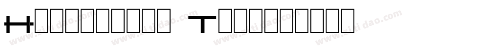 Hozenozzle Thin字体转换
